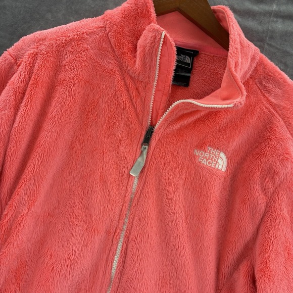The North Face Jackets & Blazers - North Face Jacket Womens XL Pink Fleece Furry Full Zip Long Sleeve